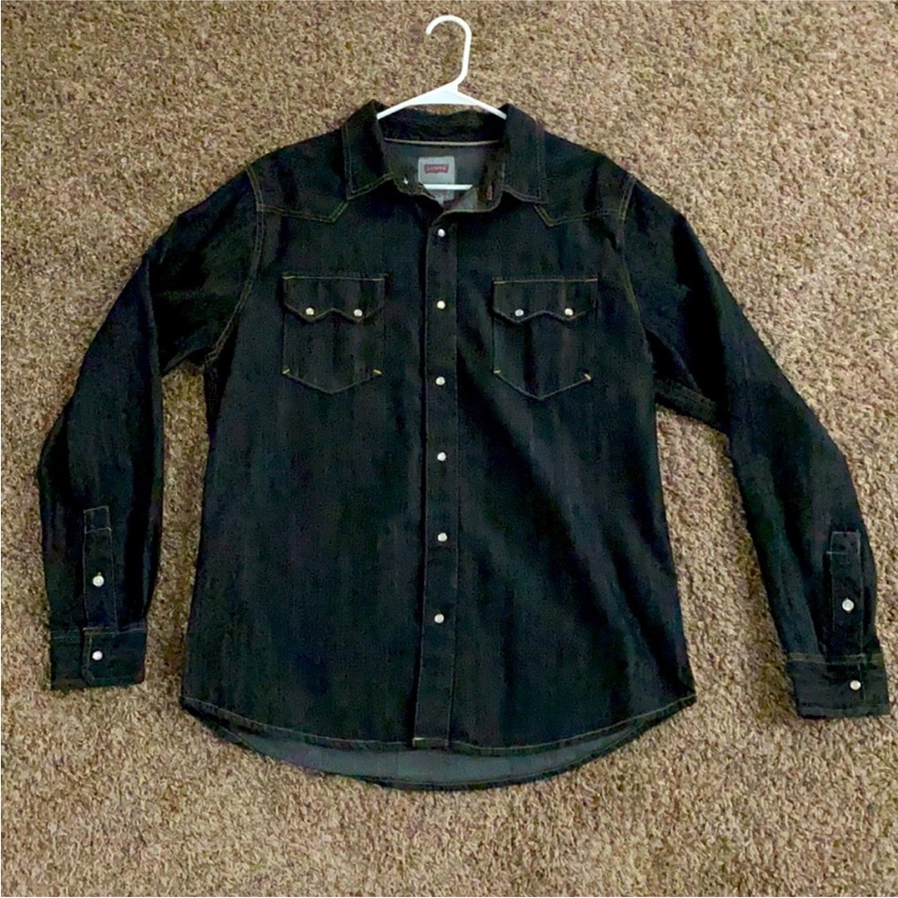 Vintage Levi’s denim long sleeve shirt | Levi’s western style shirt